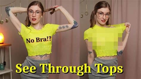 Try on see through - Do you like sheer and see through outfits? Watch Domino Faye try on some risky ravewear that leaves little to the imagination. You won't believe how sexy she looks in these revealing clothes. To ...